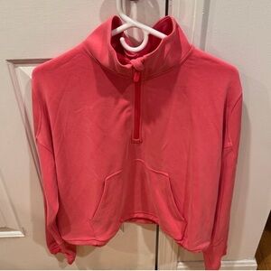 lululemon athletica Coral Half-Zip Sweatshirt